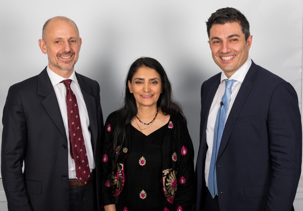 CEO Aneeta Prem MBE, supported by a medical board chairs Dr Giorgio Lambru, a consultant neurologist, and Mr. Sinan Barazi, a consultant neurosurgeon TNA Fight for Research Funding