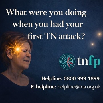 “What were you doing when your first trigeminal neuralgia attack hit