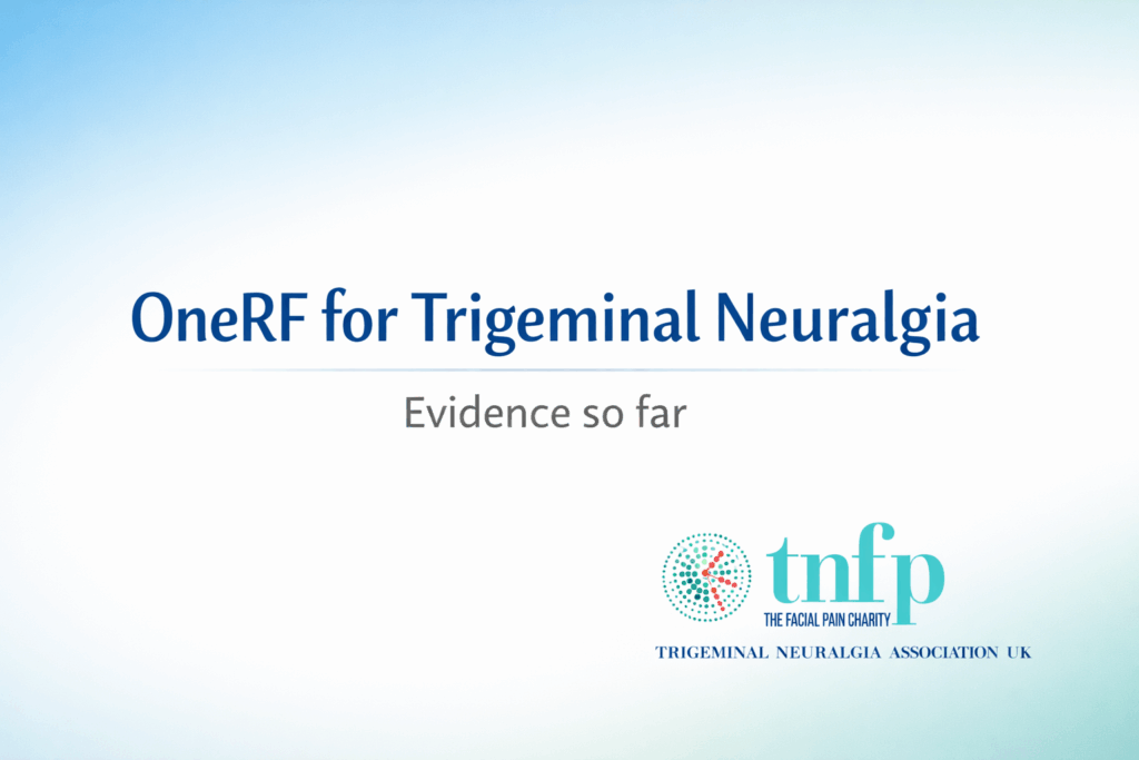 OneRF for Trigeminal Neuralgia 