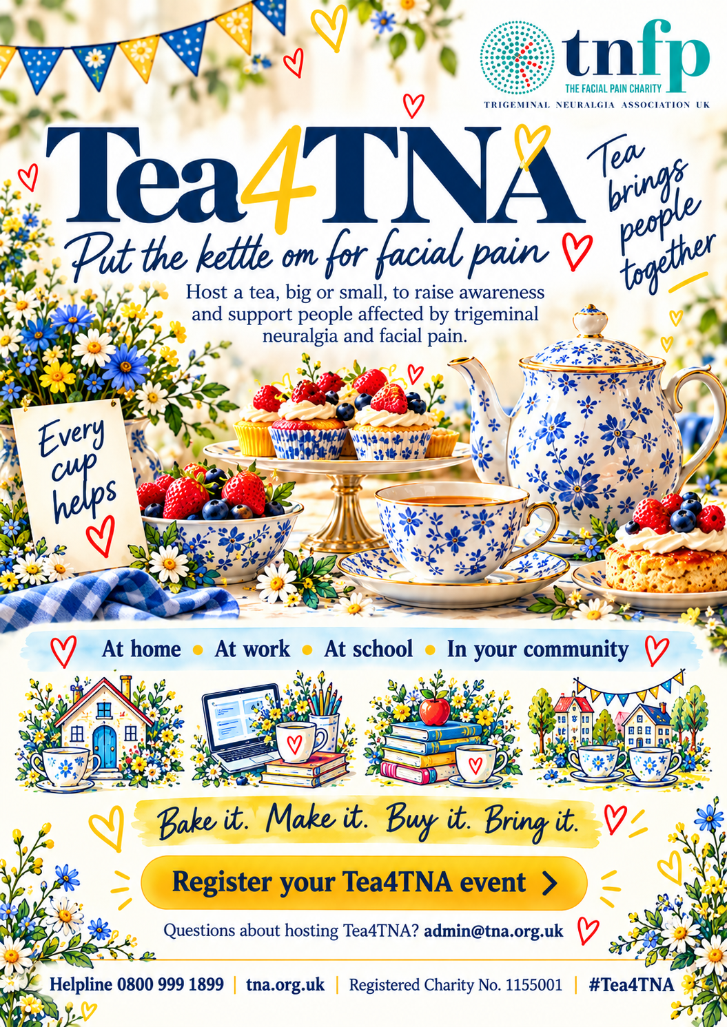 Tea4TNA printable campaign poster